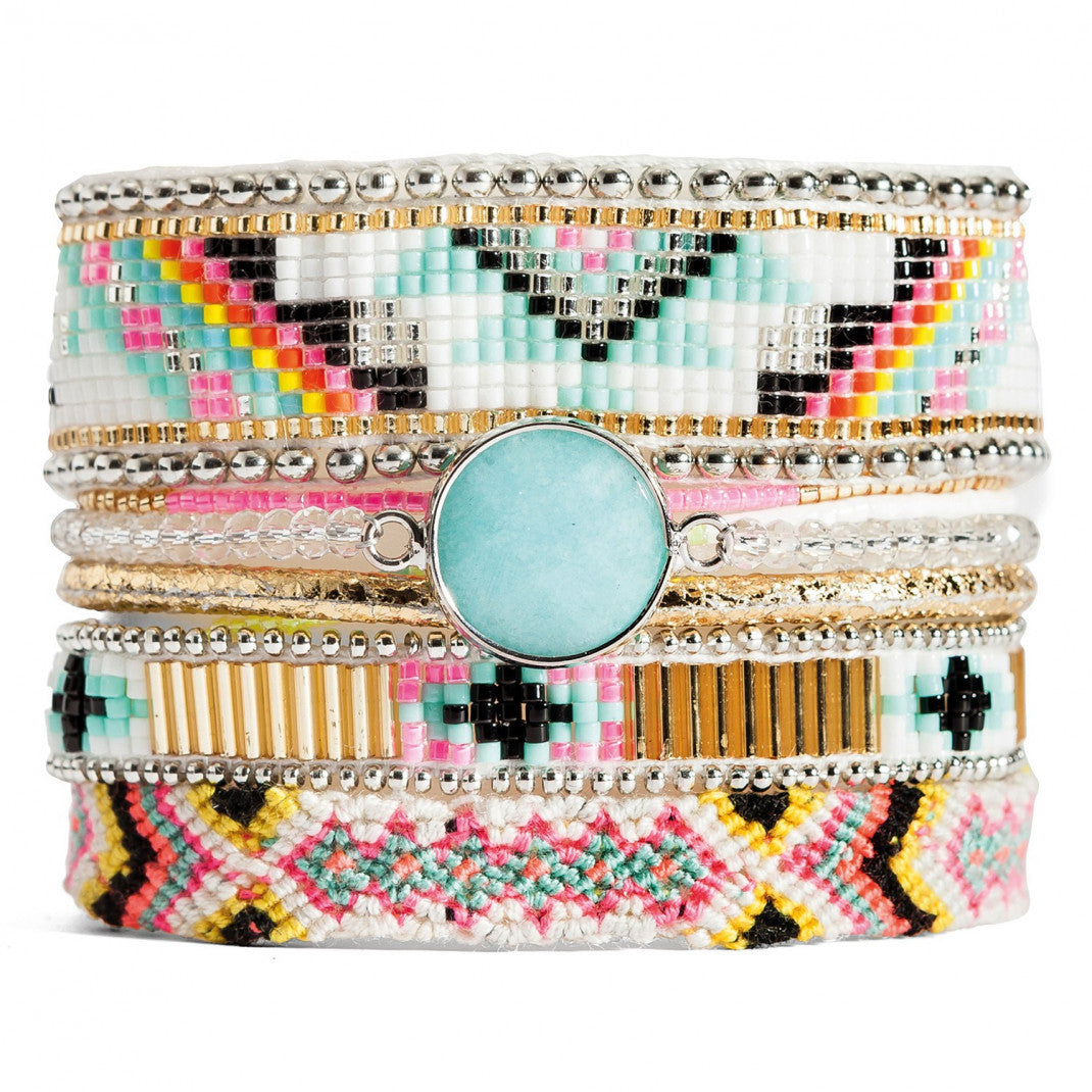 Bracelet Cardamine multicolore