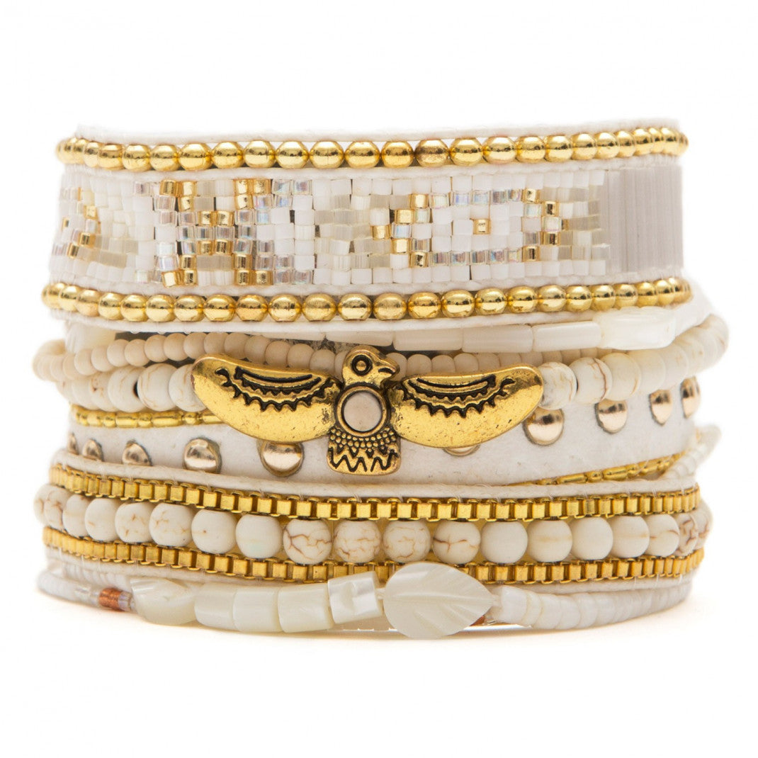 Bracelet Olympe blanc