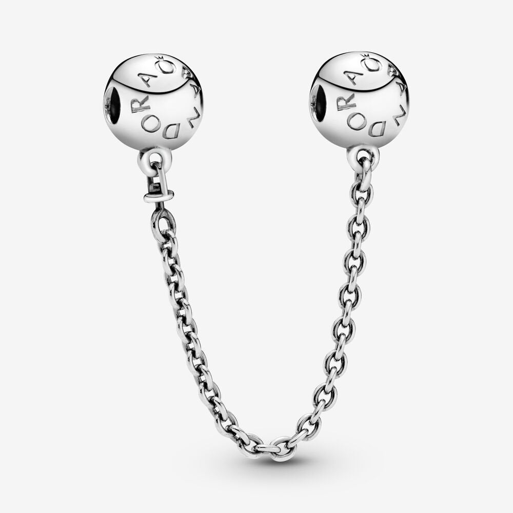 Charm à chaîne de sûreté avec logo Pandora 791877-05