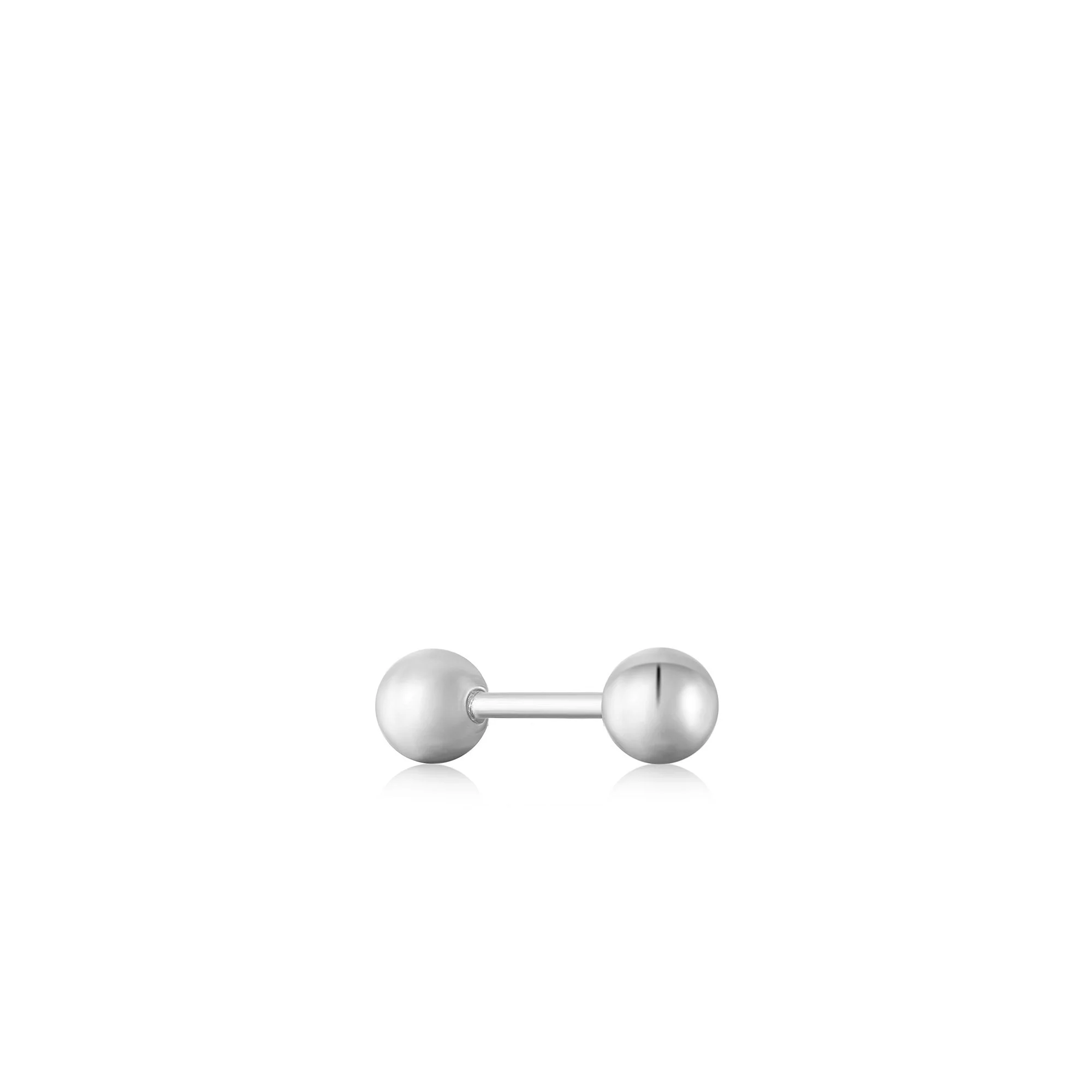 Boucle d'oreille simple argent E035-02H