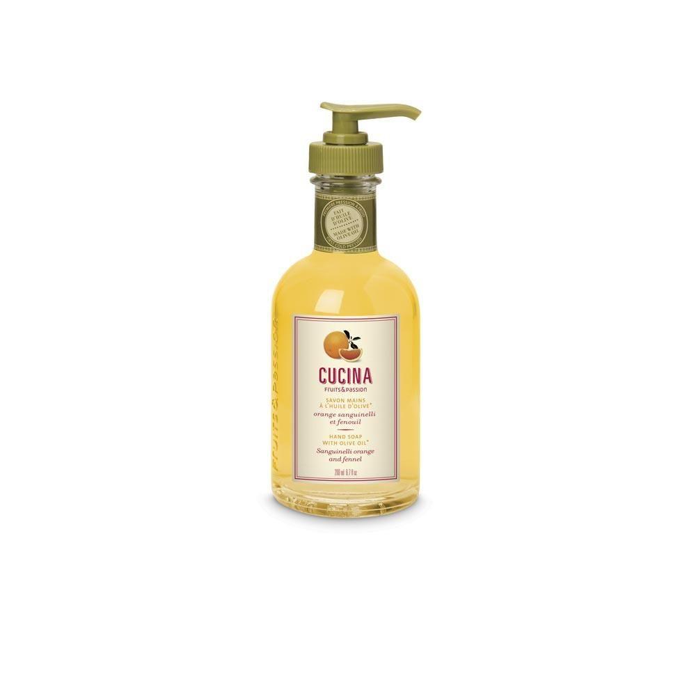 Savon mains à l’huile d’olive Orange Sanguinelli et Fenouil 200ml