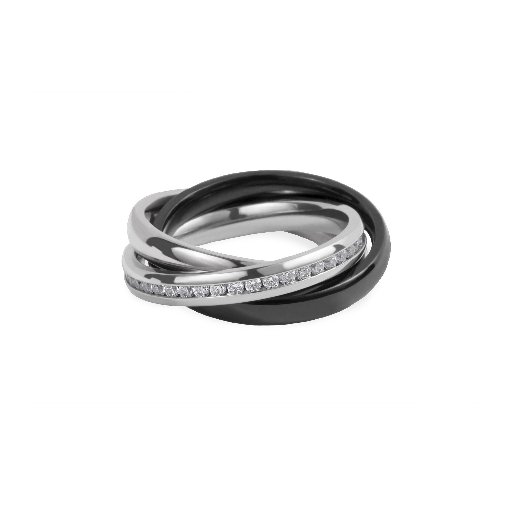 trinity ring stainless steel